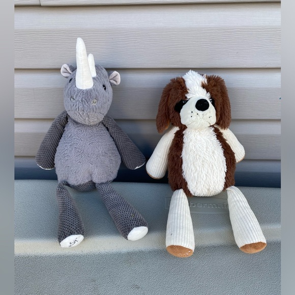 2 Scentsy Buddy. Patch the dog & Ruby Rhino Plush Animals - Picture 2 of 10